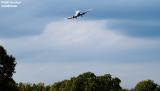 Continental Airlines B737 aviation stock photo