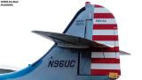 Tail of Consolidated PBY-5A N96UC aviation air show stock photo