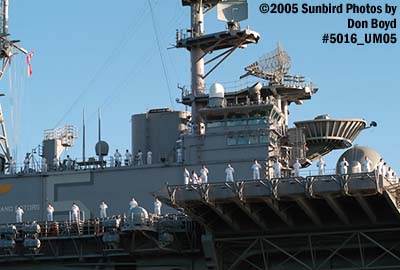 USS Bataan (LHD-5) entering Port Everglades Inlet for Fleet Week 2005 military stock photo #5016