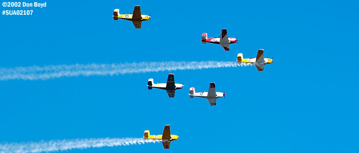 Warbirds aviation air show stock photo