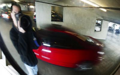 Red car