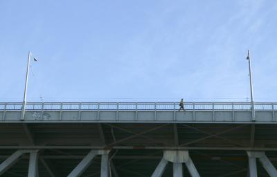 Bridge and man