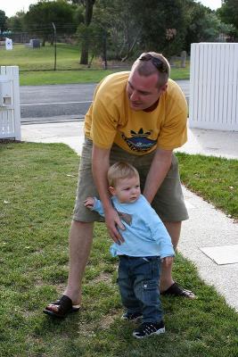 Uncle Dinny protects James