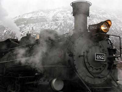 Locomotive 482, Durango and Silverton RR (3/23/05)