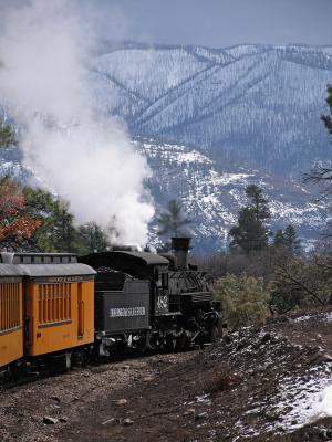 Heading back to Durango, Durango and Silverton RR (3/23/05)