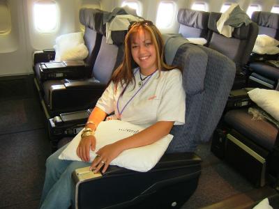 Business First on Continental Airlines!