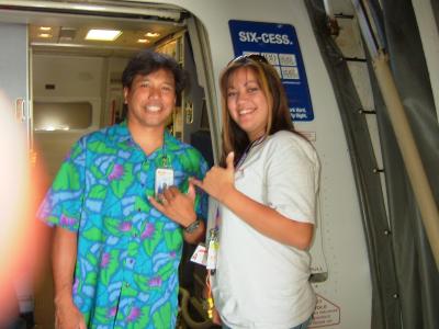 Aloha & Welcome on board our CO flight bound for Houston, TX (IAH)