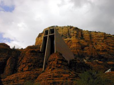 A visit to the Chapel built in the red rocks.