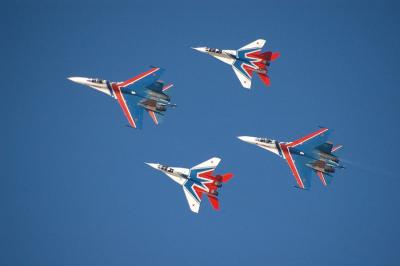 Russian Knights and Swifts (Su-27 and MiG-29)