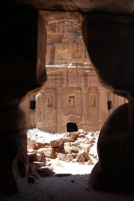 Soldiers Tomb from inside the Garden Triclinium