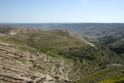 View from Ash-Shawbak Castle