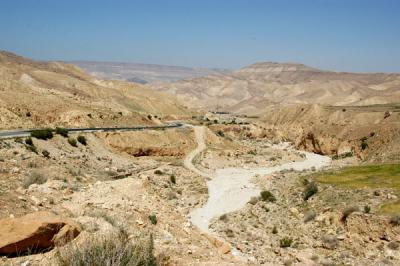 Wadi Hasa, between At-Tafila and Karak