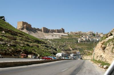 The King's Highway approaching Karak