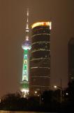 Orient Pearl Tower at night
