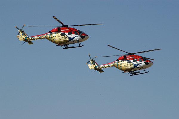 Indian Air Force Sarang Helicopter Display Team