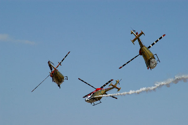 Indian Air Force Sarang Helicopter Display Team