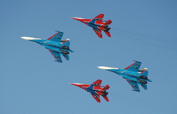 Russian Knights and Swifts (Su-27 and MiG-29)