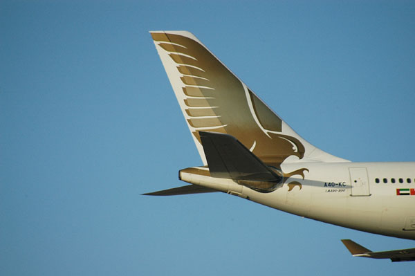 Gulf Air A330 fly-by
