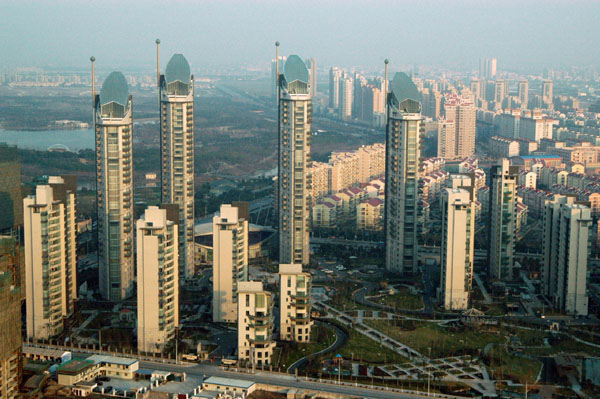 View of Pudong from the Sofitel Jin Jiang Oriental