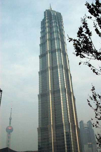 Jin Mao Tower, the tallest in China in 2005