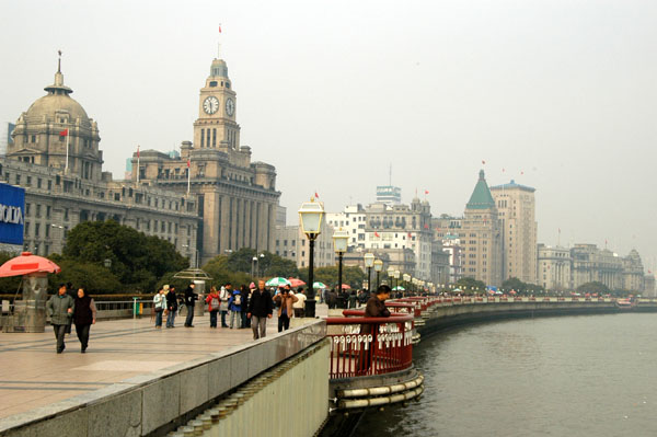 The Bund was the seat of foreign power in the early 20th C.