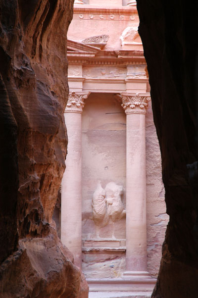 Finally at the end of the Siq, the famous Treasury