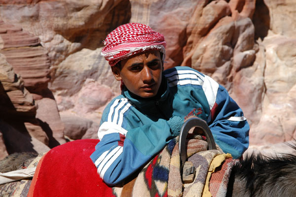 Young Jordanian man at Petra