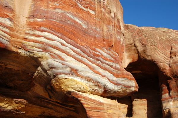 Colorful rock, Petra
