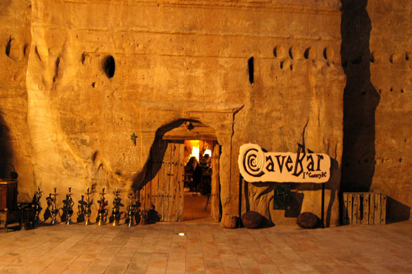 After 11 hours exploring Petra, the Cave Bar was a welcome relief