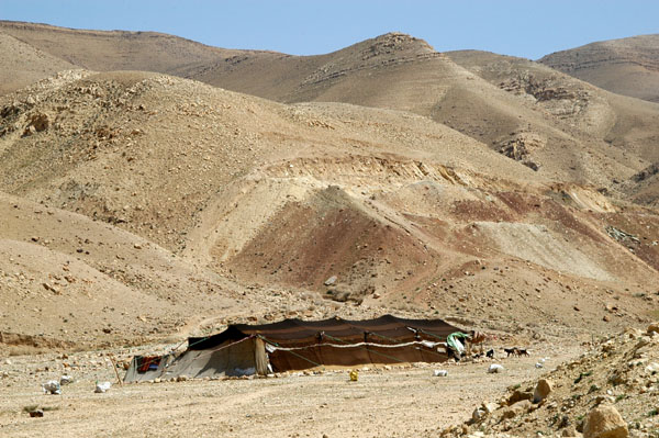 Bedouin tent, Wadi Hasa