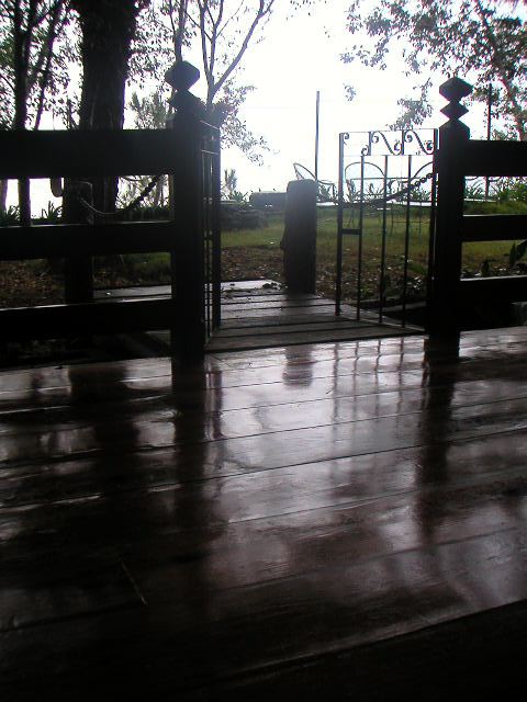 gate to the porch