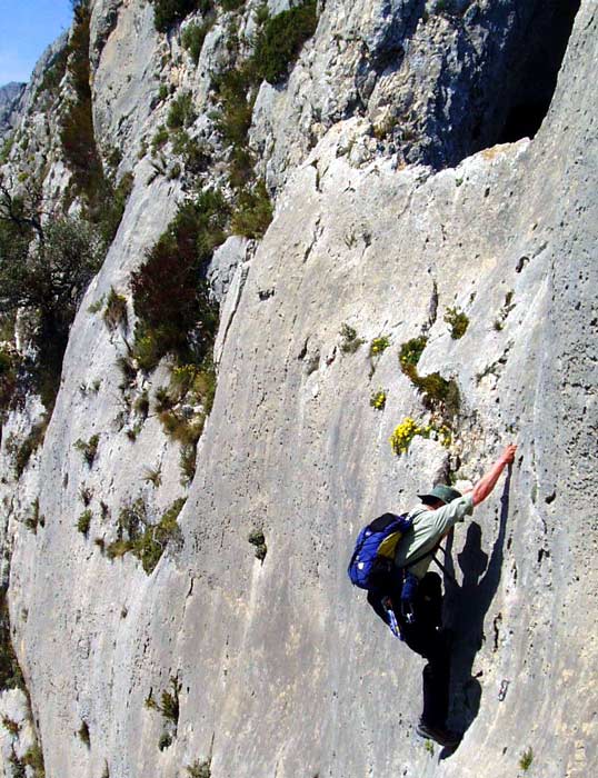 2005 Costa Blanca Bernia Gavin climbing