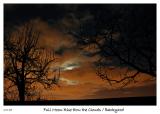 Full Moon behind the Clouds
