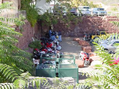 Motorcycle parking only