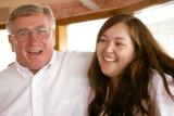 April 15, 2005<br>Gen and Her Future Father-in-law