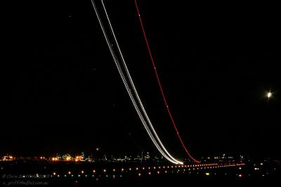 Qantas A330-200 departing SYD Rwy34R