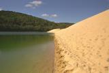 lake wabby (check out steep sand dune)