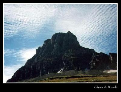 Cloud formation in Glacier National Park
