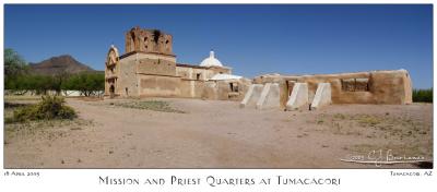 Mission and Priest Quarters Panorama