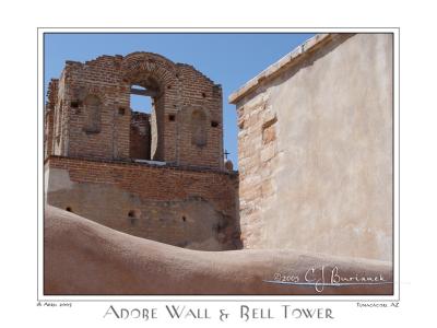 Adobe Wall and Bell Tower