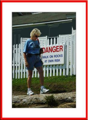 ....on dangerous ground.