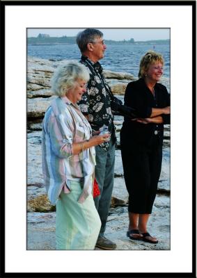 In the evening we go to Ocean Point to try to see a sunset.
