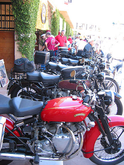 Vincent Owners Club Line-Up
