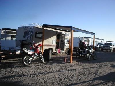 End of day, Thur 95 miles-Campo San Felipe