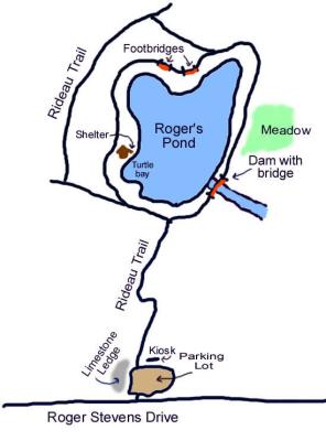 Cedar Grove Nature Trail map