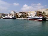 Formentera ferries pictured at Ibiza