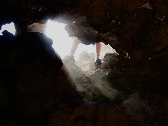 In the Belly of the Pisgah Crater