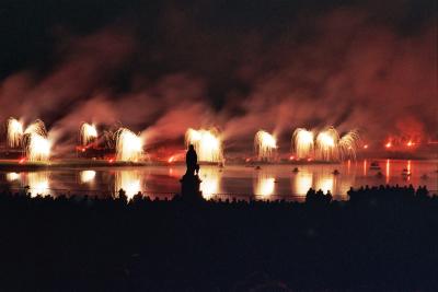 Les nuits de feux - Comptitions de feux d'artifices au chteau de Chantilly