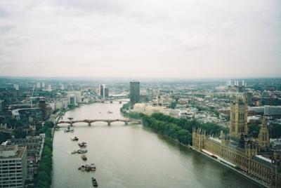 Looking South along the Thames.
