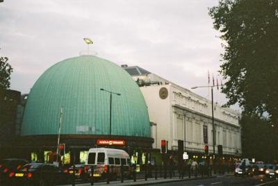Madame Tussauds museum on the right and the dome of the Planetarium on the left (derrrr). No photos of Planetarium inside.